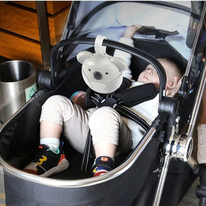machine bruit blanc bébé animal koala gris musical enfant poussette