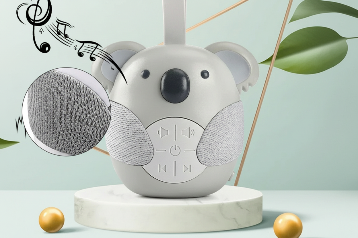 machine bruit blanc bébé animal koala gris musical spécifications produit