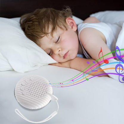 veilleuse bruit blanc ronde avec attache enfant endormi lit